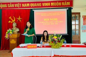 HỘI NGHỊ CBCNVC NĂM HỌC 2020 -2021